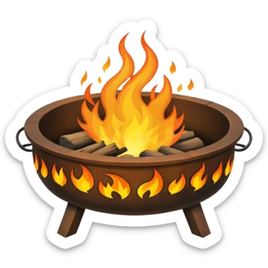 Fire Pit, different sticker