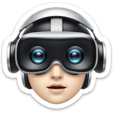 magic vr headset sticker