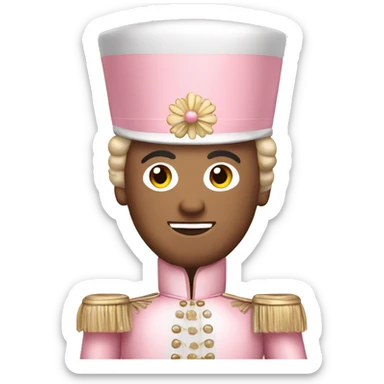 Light pink nutcracker sticker