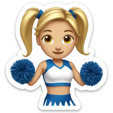 Cheerleader sticker