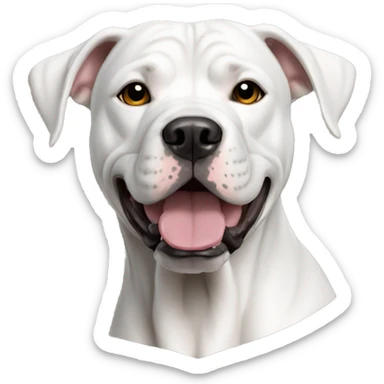 Dogo Argentino Dog Breed Full Body sticker