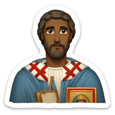 Byzantine Icon Saint Valentine sticker