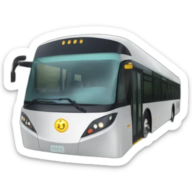 new sleek electric bus sticker