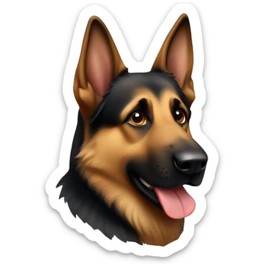 German shepherd dog  sticker