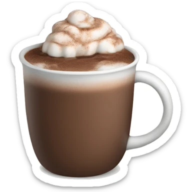 hot chocolate  sticker