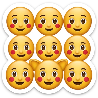 More emoji style sticker