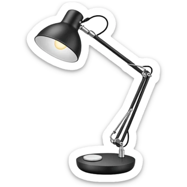 study lamp sticker