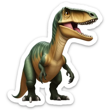 jurassic park dinosarus spinosarus sticker