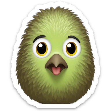 Kiwi-qui-s’epile sticker