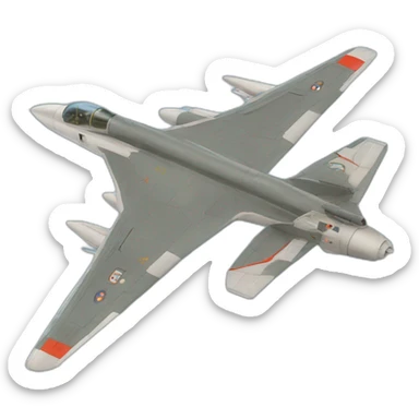 Sukhoi 27 aircraft Cartoon style sticker