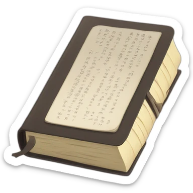 Death note book sticker