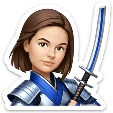 Steadfast Samurai sticker