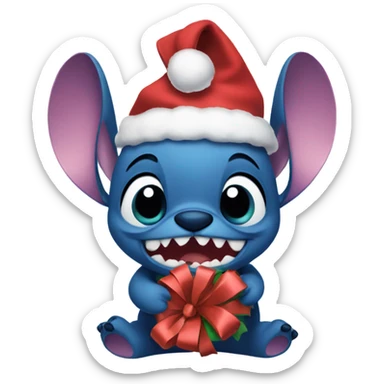Stitch Xmas  sticker
