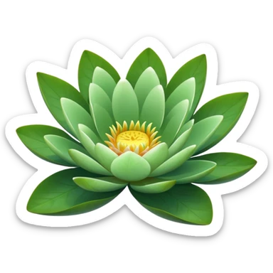 Water lily leaf (leaf only) sticker