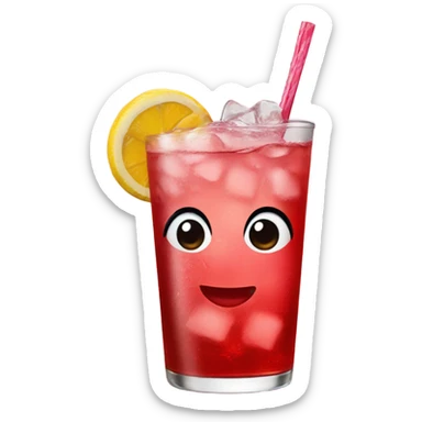 shirley temple drink  sticker
