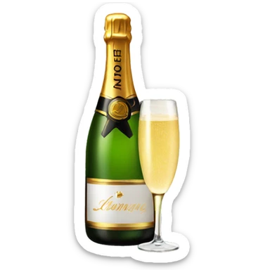 Champagne  sticker