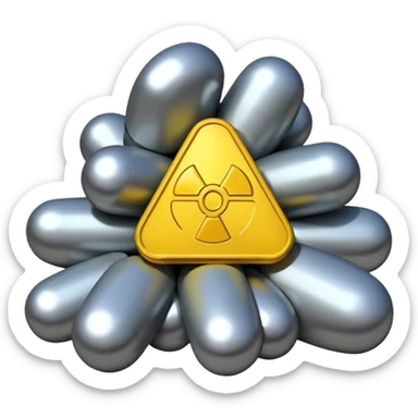 uranium metal pile sticker
