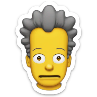 Bart from "the simpsons" sticker