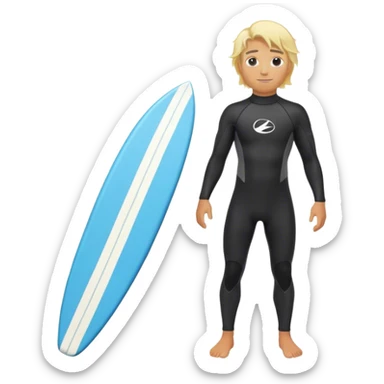 Surfer sticker