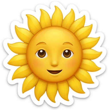 Sunshine sticker