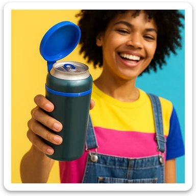 Készíts a következő jellemzőkre a mellékelt fotó felhasználásával a szöveghez illő képet, 1000x600px-es méretűt, fiatalos, dinamikus, megnyerő,változatos, színes, valósághű fotók legyenek!
„Tartósan használhatod”
Trendi design – az élelmiszeripari alapanyagból készült termék jól bírja a használatot, magasabb hőmérsékleten sem válik használhatatlanná. Újra és újra veled lehet. sticker