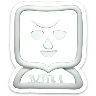 Coeur vert ecrit VIVI sticker