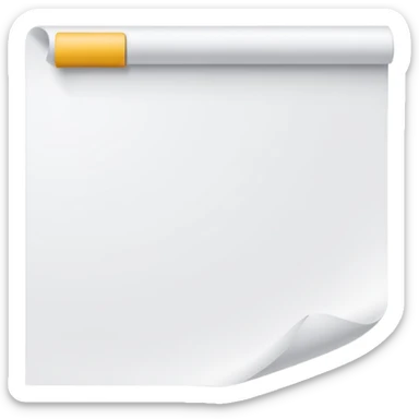 complete paper sticker