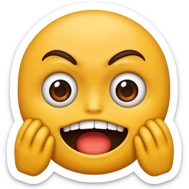 Cringing 😬 👿  sticker