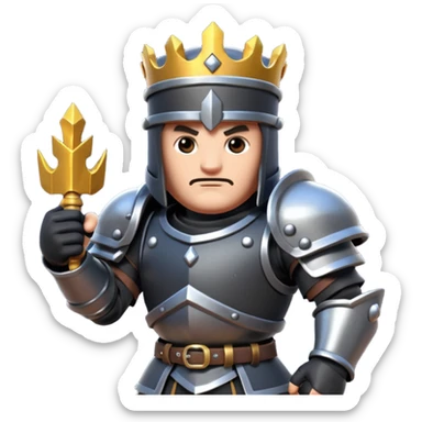 Méga chevalier clash royale sticker