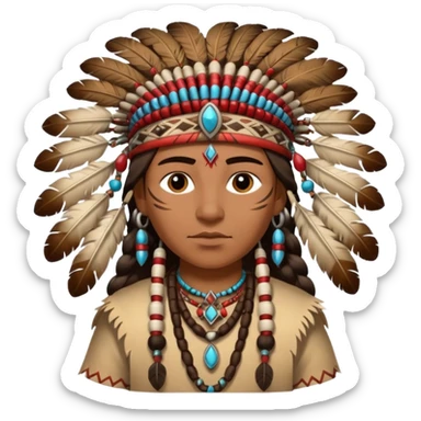 Native American sticker