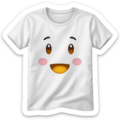 Ahora polera blanca sticker