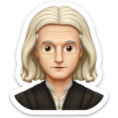 isaac newton sticker
