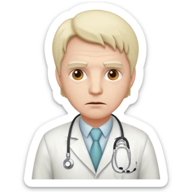 Scary urologist sticker