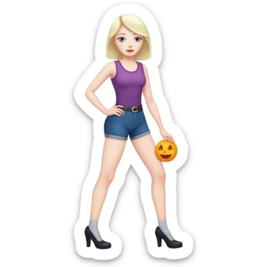 Jambes lourdes femme sticker