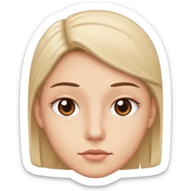 normal face with a side eye sticker