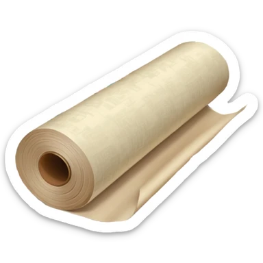 Roll of wallpaper sticker