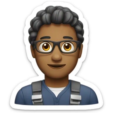 Someone who works in montage sticker