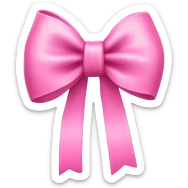 Pink bow  sticker