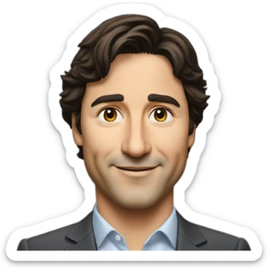 justin trudeau sticker