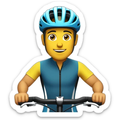 cyclists sticker