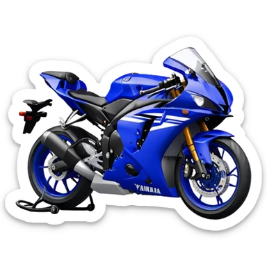 Yamaha YZF (Sportbike) - Yamaha YZF-R1 (Model Year: 2022) (Iconic colour: Blue) sticker