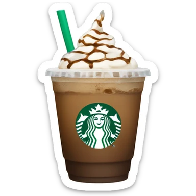 Starbucks ice coffe sticker