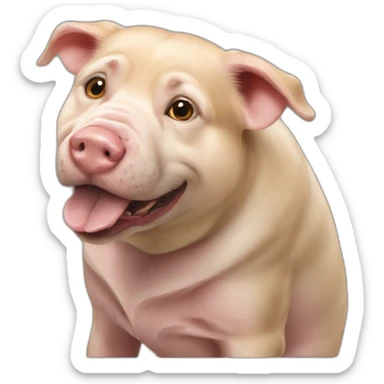 pig-dog-vladimir-putin sticker