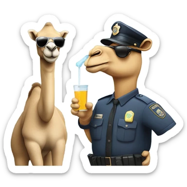 A camel but he’s getting a dui sticker