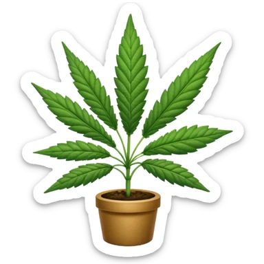 cannabis sticker