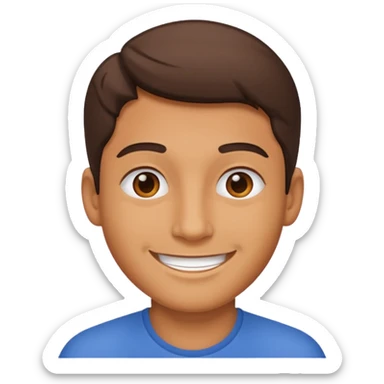 A man doing 67 sticker