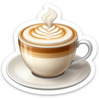 Cappuccino sticker