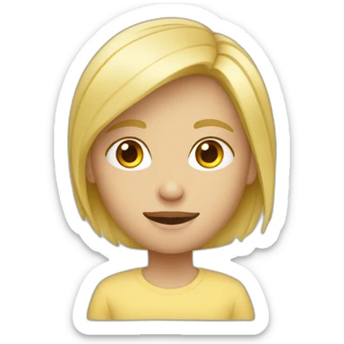 Mężczyzna blond wąsy sticker