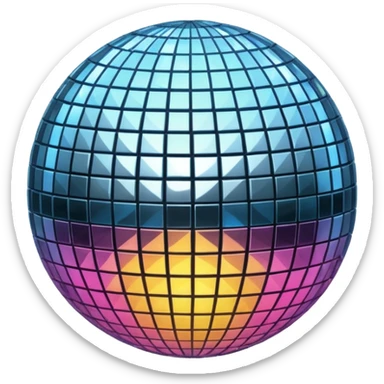 disco ball sticker