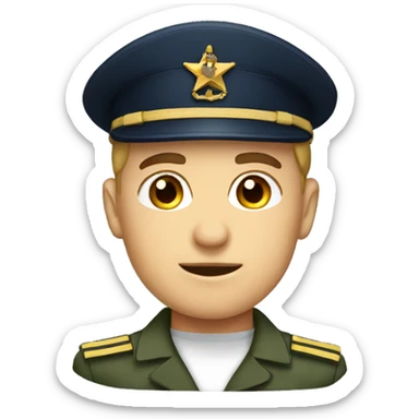 Military Sailor man sticker